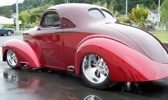 1941 Willys Coupe, photo 2, restored by Kreations Auto Body