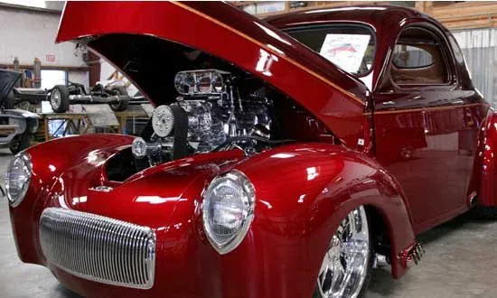 1941 Willys Coupe, photo 6, restored by Kreations Auto Body